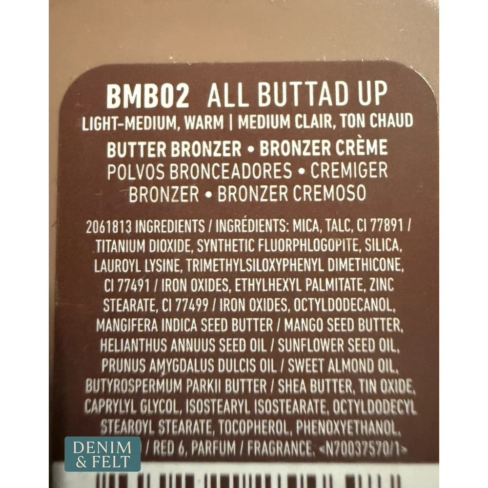 NEW NYX Buttermelt Bronzer BMB02 All Buttad Up Light Medium Warm 0.17oz 5g New